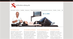 Desktop Screenshot of orthodoc-alzey.de